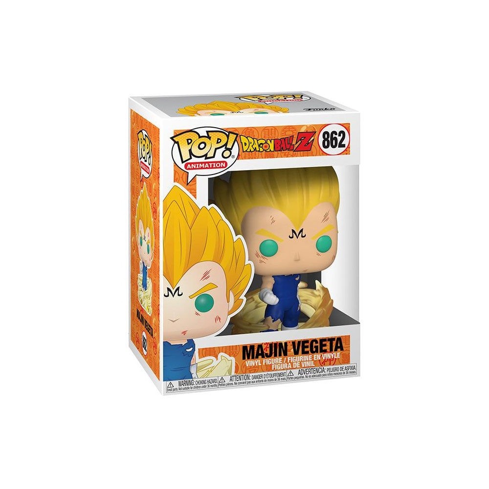Pop Animation: Dragon Ball Z S8- Majin Vegeta - Caixa Danificada