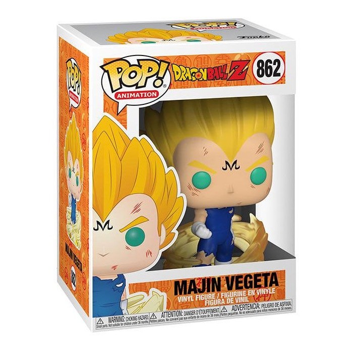 Pop Animation: Dragon Ball Z S8- Majin Vegeta - Caixa Danificada