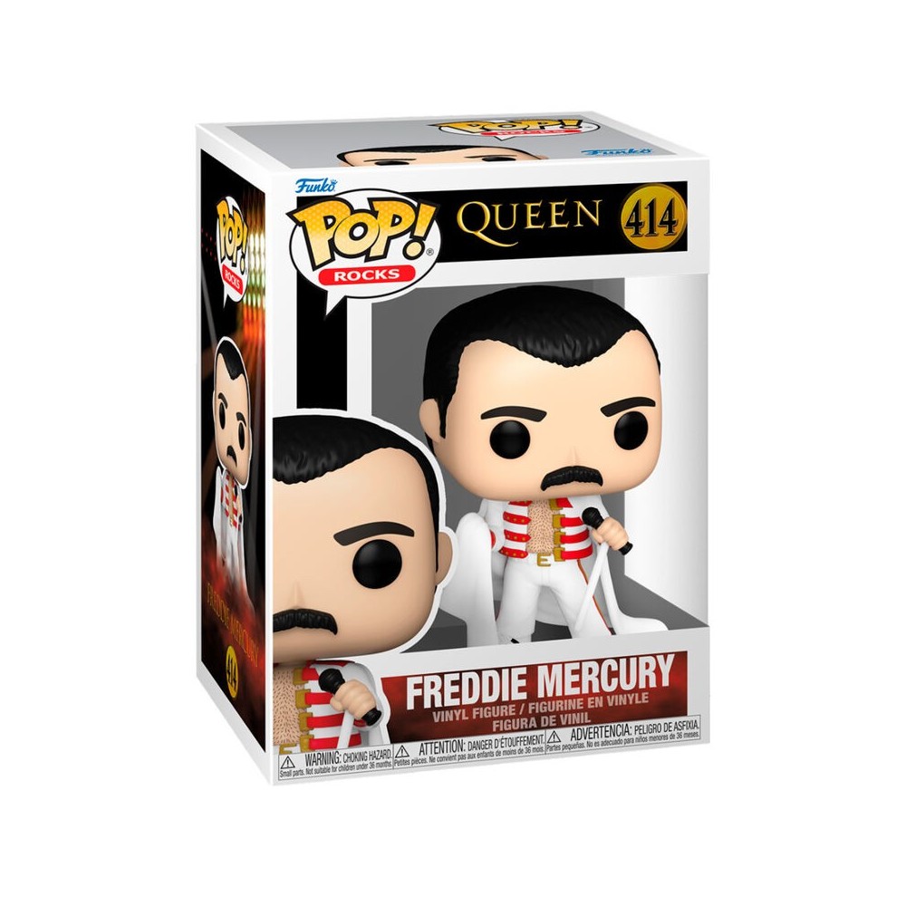 Pop Rocks: Queen- Freddie Mercury With Cape - Caixa Danificada