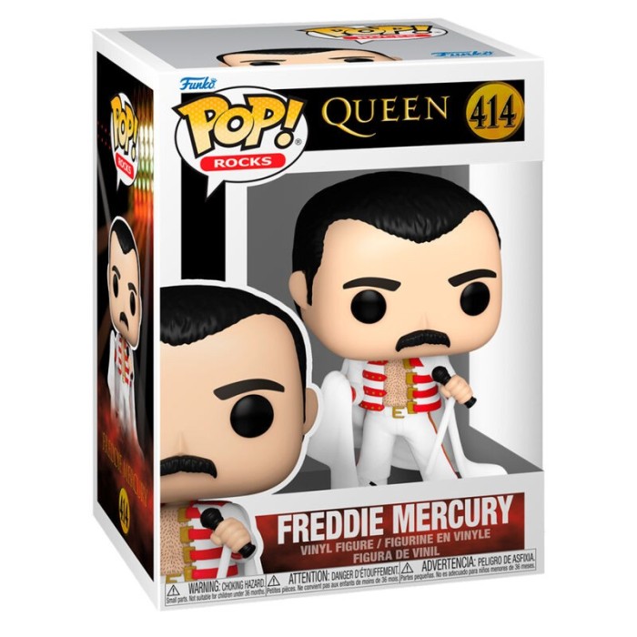 Pop Rocks: Queen- Freddie Mercury With Cape - Caixa Danificada