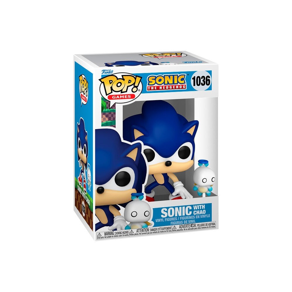 Pop&Buddy: Sonic- Sonic With Hero Chao - Caixa Danificada