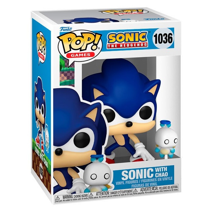 Pop&Buddy: Sonic- Sonic With Hero Chao - Caixa Danificada