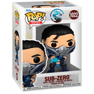 Pop Games: Mortal Kombat 1 Sub-Zero - Caixa Danificada