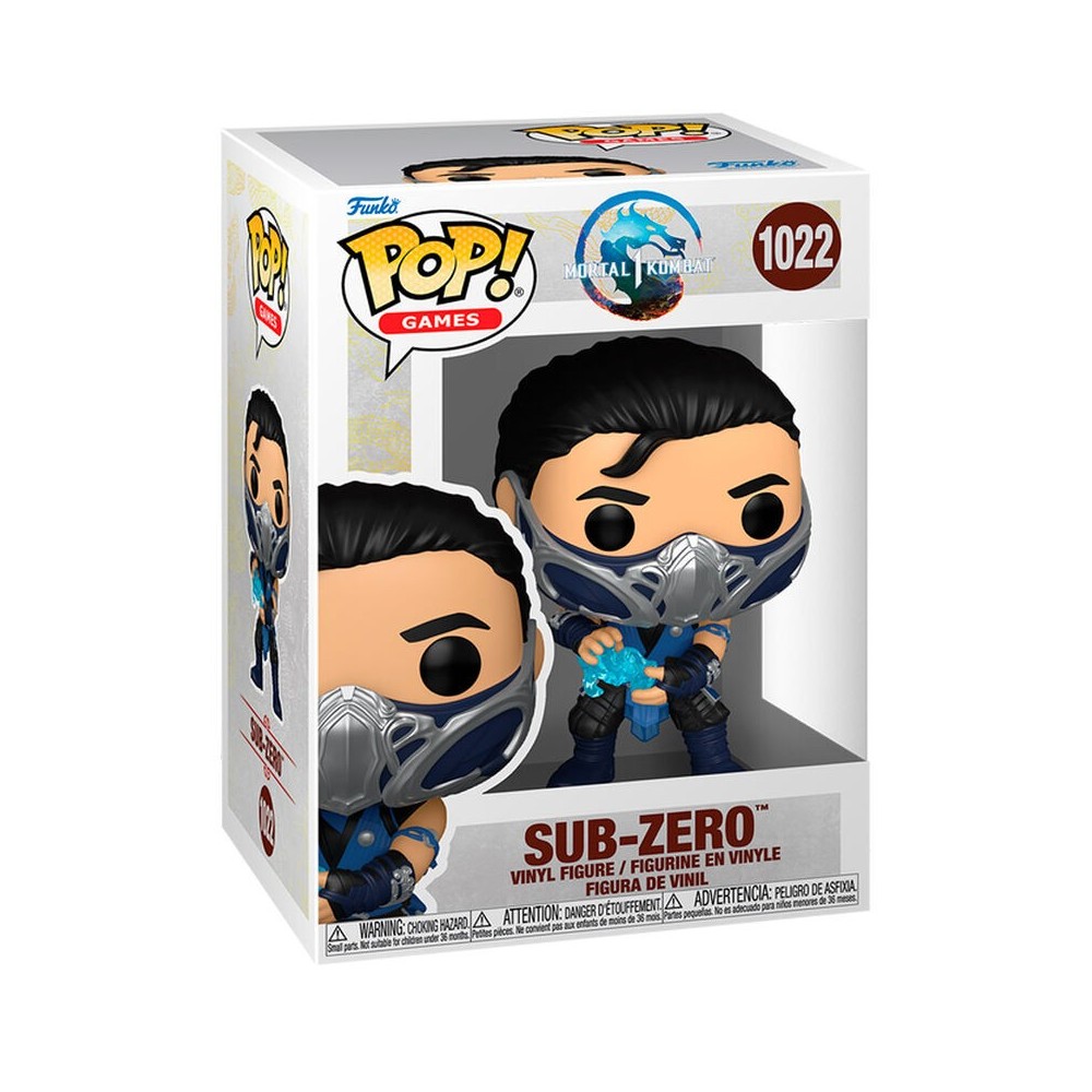 Pop Games: Mortal Kombat 1 Sub-Zero - Caixa Danificada