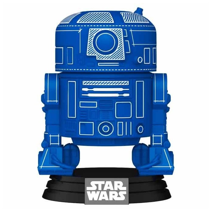 Pop Star Wars: Star Wars: R2-D2 -Blueprint - Caixa Danificada