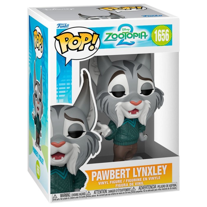 Pop Disney: Zootopia 2 Pawbert Lynxley - Caixa Danificada