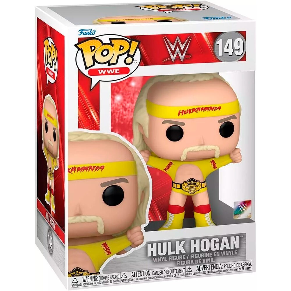 Pop WWE: Hulkamania with Belt - Caixa Danificada