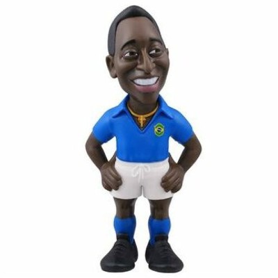 Minix - Football Stars 110C - Figura PVC 12 cm - Football Legend - Brazil 2st Kit Pele - Caixa Danificada