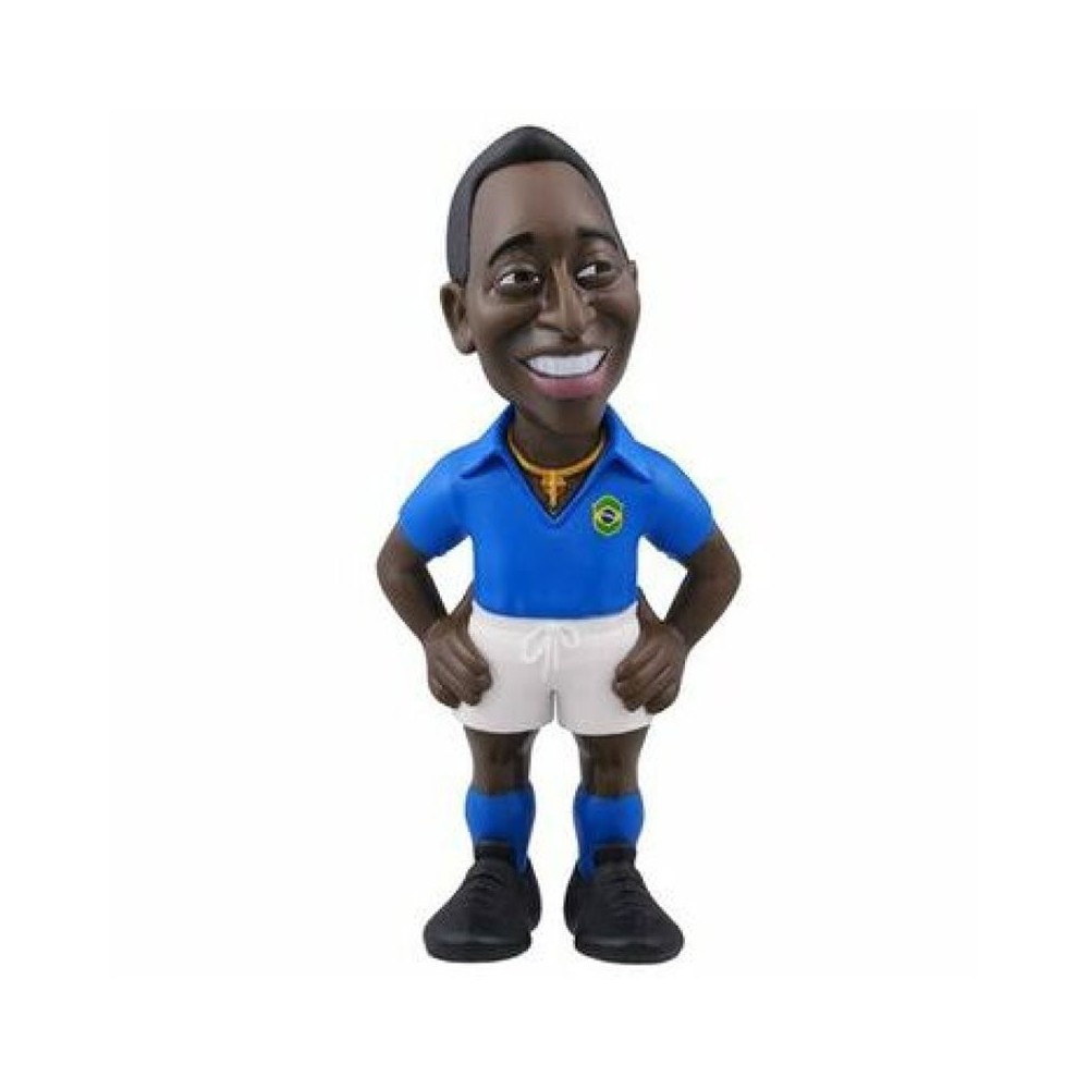 Minix - Football Stars 110C - Figura PVC 12 cm - Football Legend - Brazil 2st Kit Pele - Caixa Danificada