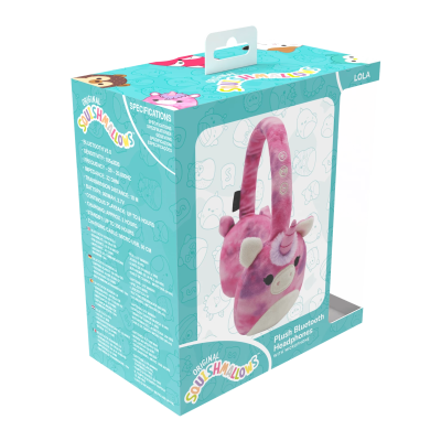 Auscultadores Bluetooth - Squishmallows Plush - Lola