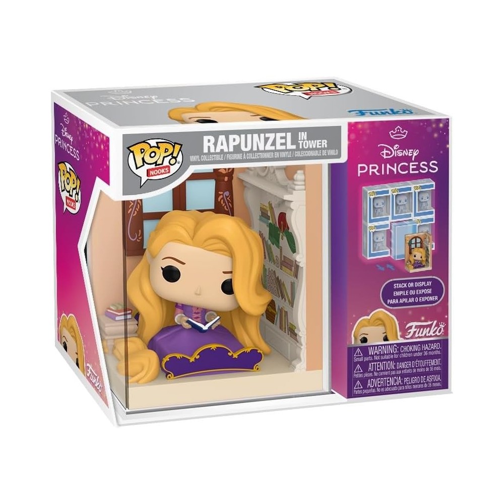 POP! Nooks Disney – Entrelaçados: Torre da Rapunzel - Caixa Danificada