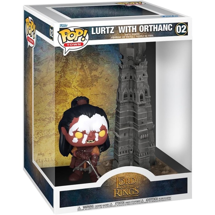 POP! Town The Lord of the Rings – Lurtz with Tower - Caixa Danificada