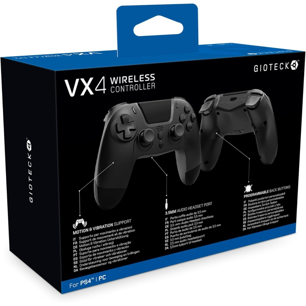 RECONDICIONADO - Comando Sem Fios VX-4 Preto - PS4