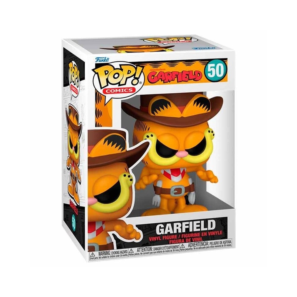 POP! Comics: Garfield - Garfield (Cowboy) - Caixa Danificada