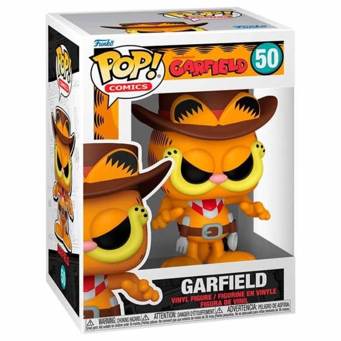 POP! Comics: Garfield - Garfield (Cowboy) - Caixa Danificada