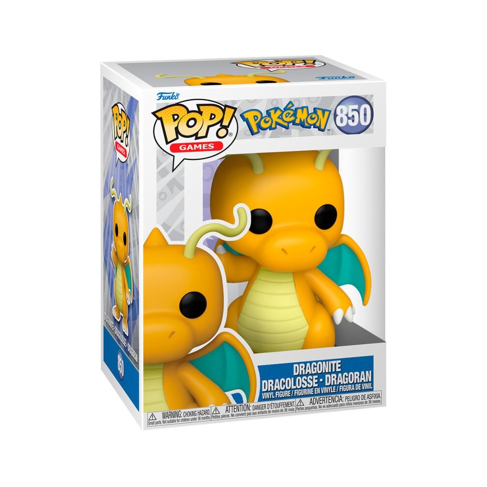 Pop Games: Pokemon - Dragonite (Emea) - Caixa Danificada