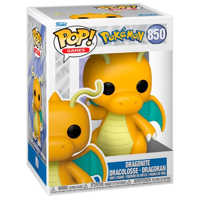 Pop Games: Pokemon - Dragonite (Emea) - Caixa Danificada