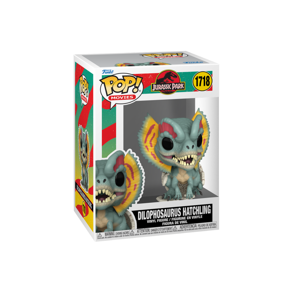 POP! Movies: Jurassic Park - Dilophosaurus - Caixa Danificada