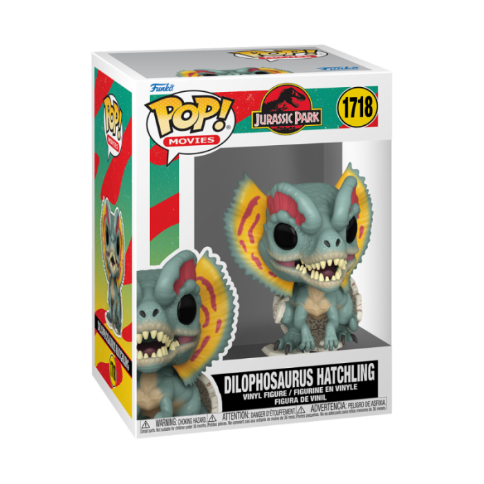 POP! Movies: Jurassic Park - Dilophosaurus - Caixa Danificada