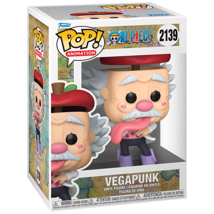 Funko POP! Animation: One Piece Vegapunk - Caixa Danificada