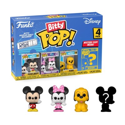 Bitty Pop: Disney - Mickey Pack De 4 - Caixa Danificada