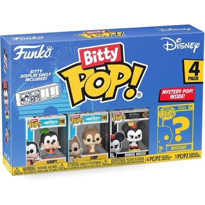 Bitty Pop: Disney - Goofy Pack De 4 - Caixa Danificada