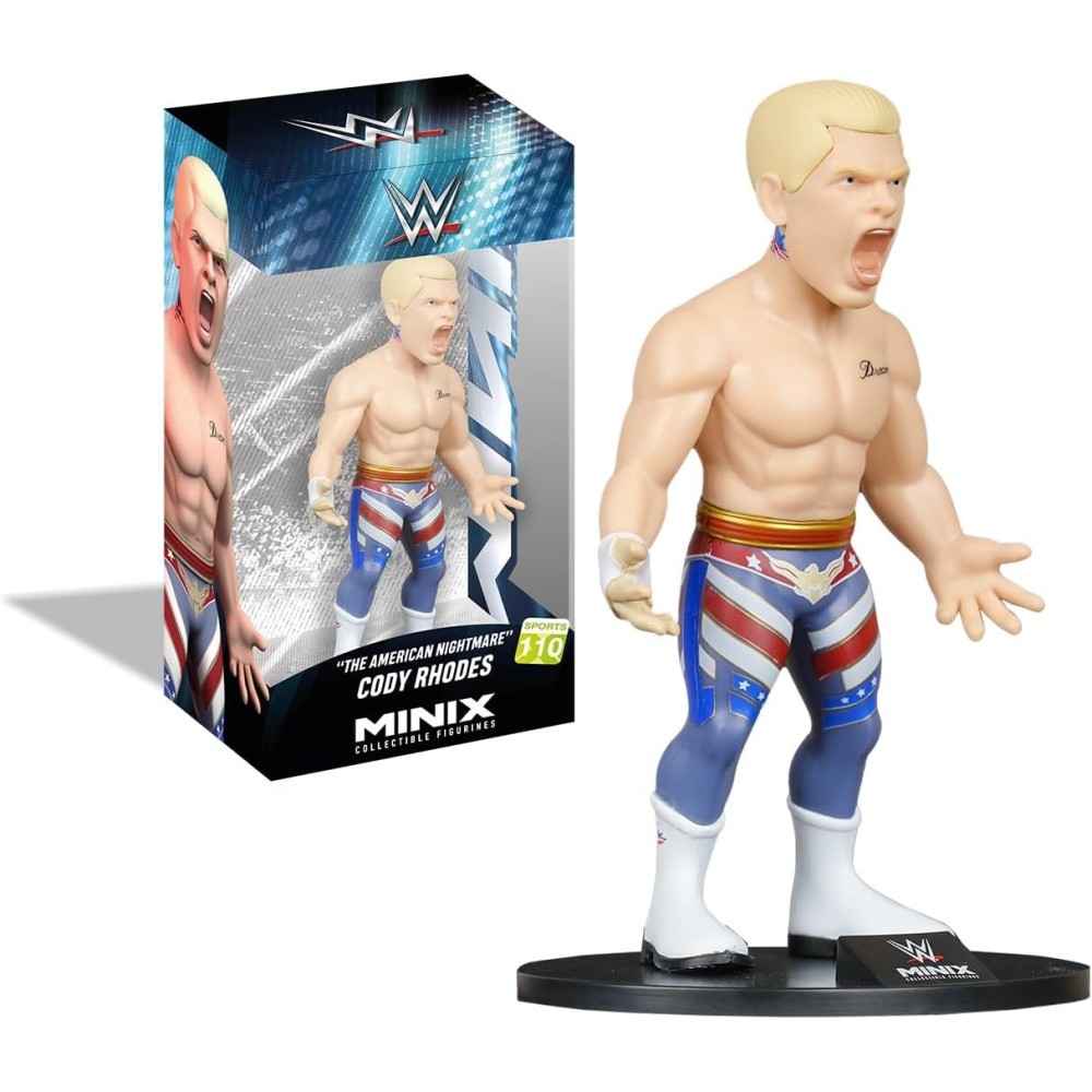 Minix - WWE - Cody Rhodes - Caixa Danificada