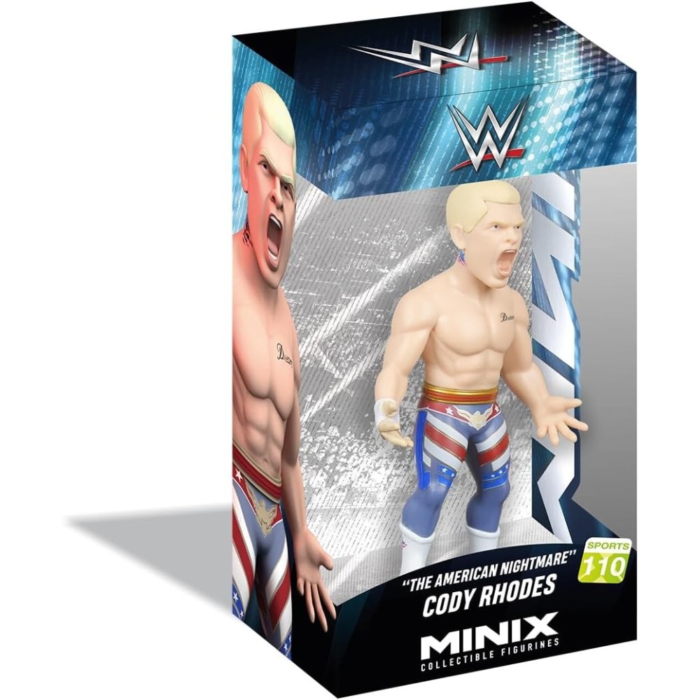 Minix - WWE - Cody Rhodes - Caixa Danificada
