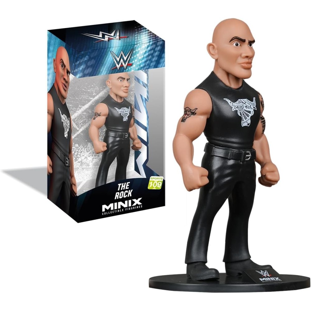 Minix - WWE - The Rock - Caixa Danificada