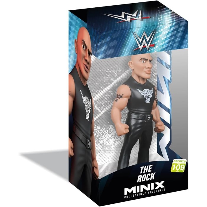 Minix - WWE - The Rock - Caixa Danificada