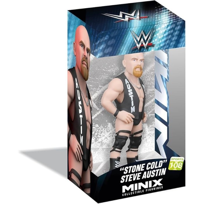 Minix - WWE - Stone Cold Steve Austin - Caixa Danificada