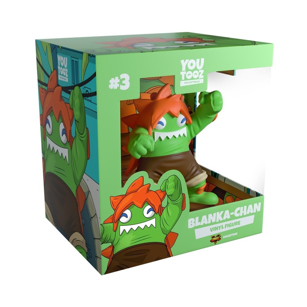 Figura Youtooz Street Fighter - Blanka Chan - Caixa Danificada