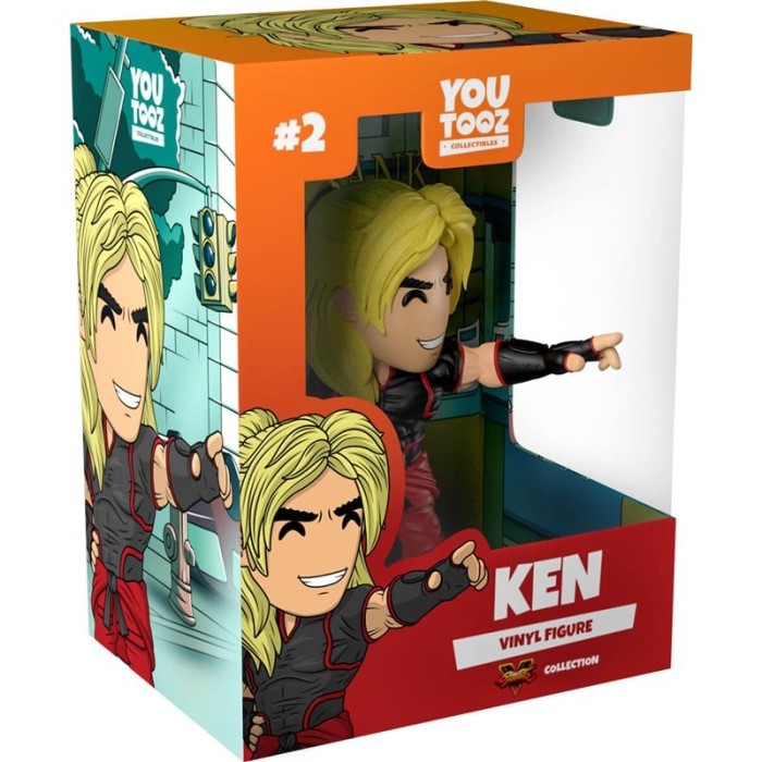 Figura Youtooz Street Fighter - Ken - Caixa Danificada